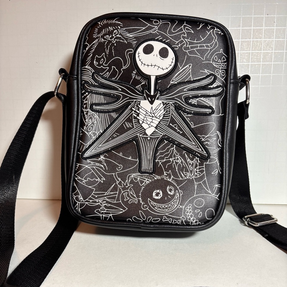 Disney Buckle Down Nightmare Before Christmas Jack Skellington Cross Body Bag